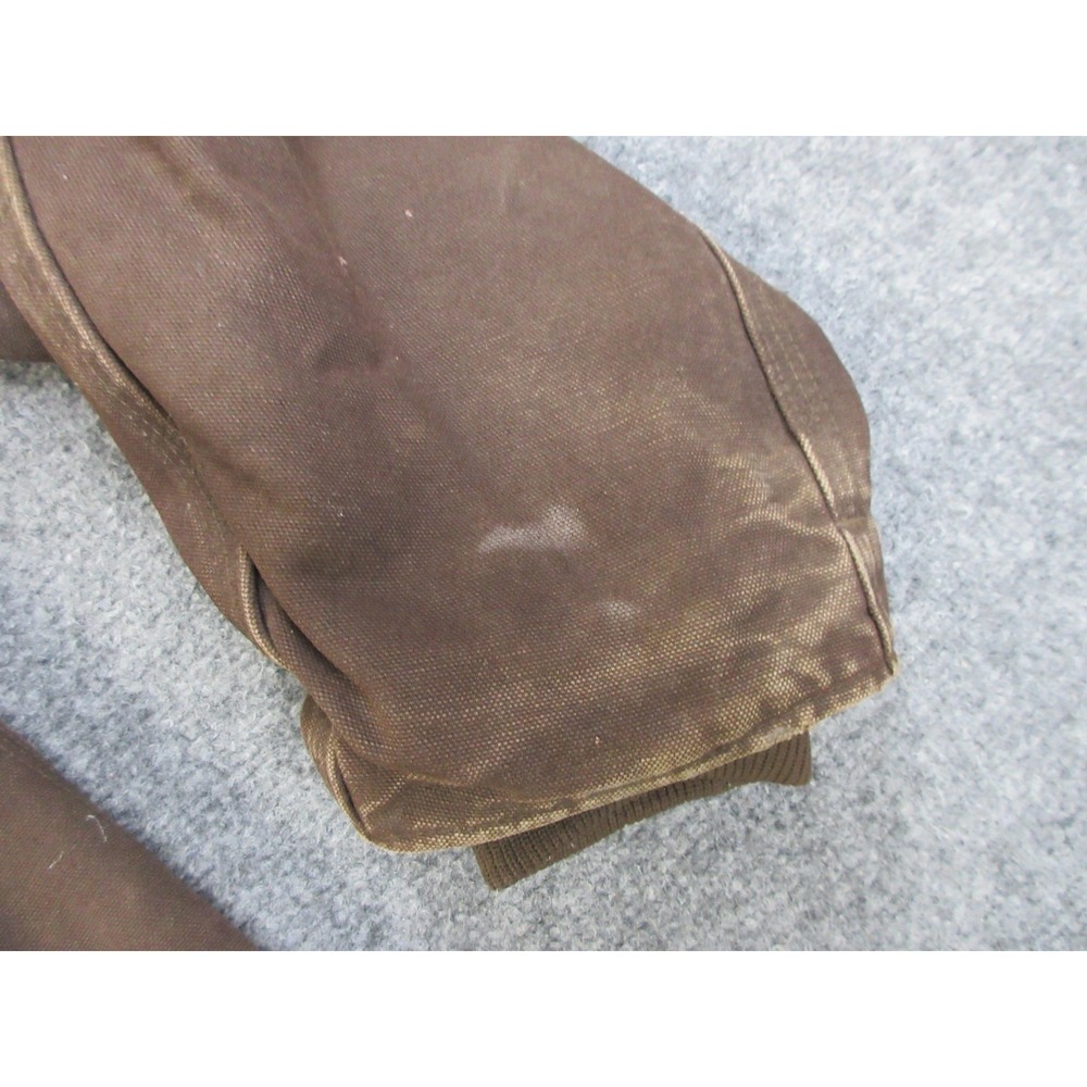 VTG Carhartt Detroit Jacket Mens Large Brown C61 Sherpa Lined Work Chore‎ Coat - Picture 9 of 16